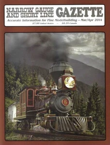 Gaceta de calibre estrecho marzo de 2014 estación Clavey lado oeste madera Alamosa Durango - Imagen 1 de 18
