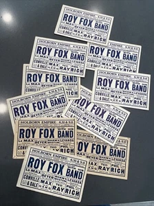 Lot Of 10 Vintage POSTCARDS HOLBORN EMPIRE London Roy Fox Band 1935 - Picture 1 of 12