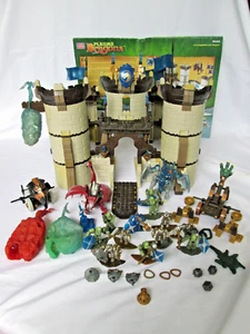 Mega Bloks Plasma Dragons Valor Castle 9435 Rare Set Dragons Figures Instruction - Picture 1 of 18