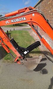 digger thumb grab, grapple 1.5 - 2t 515mm fork, suit excavator 360 with Q hitch 