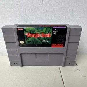 Cartucho de sistema de entretenimiento Super Nintendo SNES Disney's The Jungle Book - Imagen 1 de 2