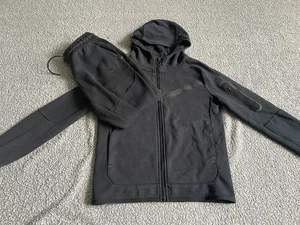 Nike Tech Fleece Trainingsanzug Set - Schwarz - Jungen M (10-12 Jahre) - Top - Bild 1 von 13