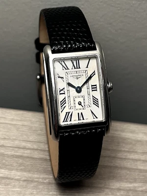 Longines DolceVita L5.255.4 tank rectangular quartz dress watch small seconds - Image 1 of 4