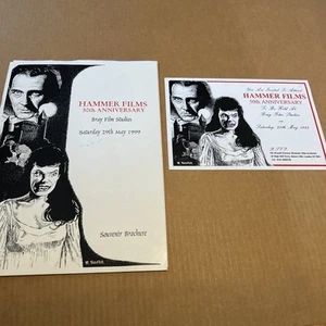 Hammer Films 50th Anniversary Prospekt und Einladung (Ripper) - Bild 1 von 8