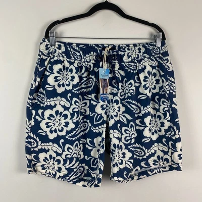 Bañador Sastre Vintage Híbrido Talla XL Azul Sargazo Floral Paisley Foto 1 de 4