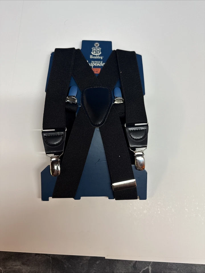 NUEVO Tirantes Wembley Top Muesca Talla Única S-XL NEGRO Foto 1 de 2