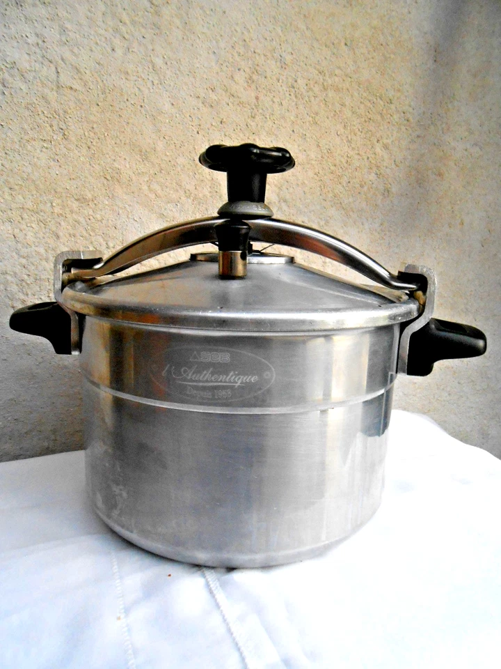 Cocotte Minute SEB Aluminium 8L 03/1998 Série Limitée L'Authentique Comme Neuve - Photo 1/4