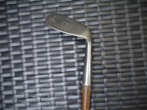 Antico albero di hickory vintage George Nicoll D Ogilvie Augusta, GA Mashie Niblick - Foto 1 di 18
