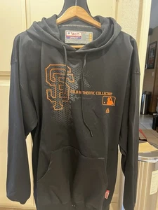 San Francisco Giants Majestic Therma Base Hoodie Pullover MLB SIZE XL - Picture 1 of 3