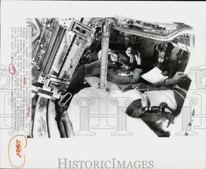 1975 Press Photo Training session for Apollo-Soyuz Test Project in Houston, TX - Picture 1 of 2