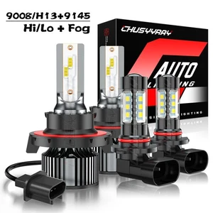 For Chrysler Aspen Sport Utility 4-Door 2007-2009 LED Headlight Fog Light Bulbs - Bild 1 von 16