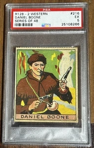 1933 R128 Daniel Boone Western Strip Card #16 PSA 5 EX NICE - Picture 1 of 2