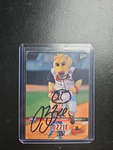 Nashville Sounds Maskottchen Ozzie signierte Baseballkarte - Bild 1 von 11