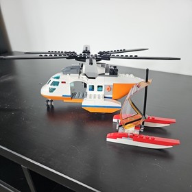 Lego 60013 City Coast Guard Helicopter incomplete 