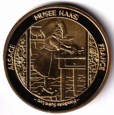 Medaille Frankreich ● Musee Hansi, Colmar ● Elsass / Alsace - Bild 1 von 2