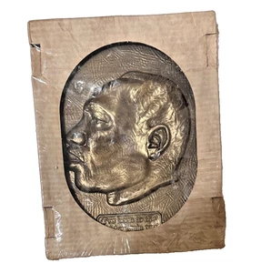 PLACA DE PARED VINTAGE AÑOS 60 MARTIN LUTHER KING LÁMINA DE ORO ARTE AFROAMERICANO - Imagen 1 de 6