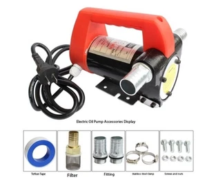 Elektrische Ölpumpe 220 V/12 V/24 V Dieselpumpe Gleichstrom-Elektroölpumpe - Bild 1 von 16