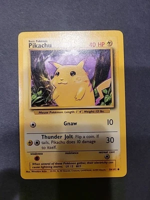 Pikachu 058/102 Base Set Regular - Image 1 of 4
