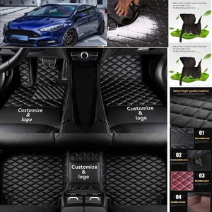 For Ford Focus Car Floor Mats Luxury Waterproof Liners Carpets Cargo Custom - Foto 1 di 42