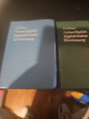 3 Pocket Books By Collins Translation Dictionary French, Italian And Spanish - Image 1 of 4