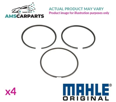 ENGINE PISTON RING SET 222 RS 00102 0N0 MAHLE ORIGINAL 4PCS STD NEW - Image 1 of 4