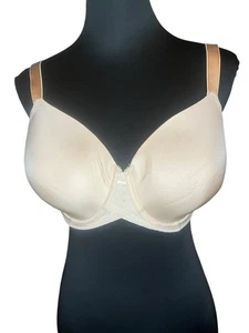Paramour by Felina Bra Women Size 36 DD Beige Marvelous Seamless Side Smoothing - Picture 1 of 5
