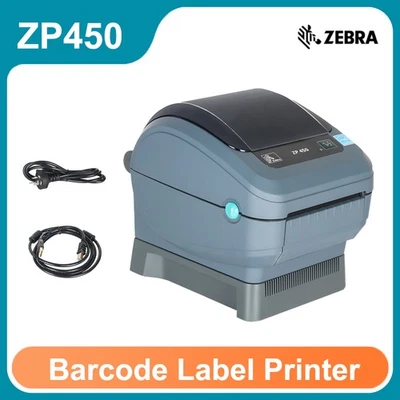 Zebra ZP450 Thermal Shipping Barcode Label Printer USB - Image 1 of 4