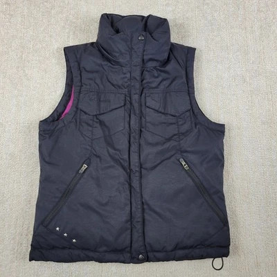 Columbia Down Puffer Vest Womens M Black Full Zip Quilted Packable Lightweight - Image 1 of 4