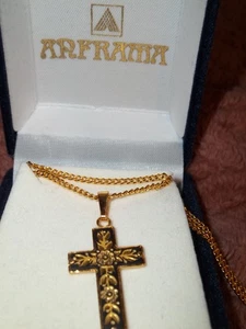 Damasquinado Kreuz Halskette - Bild 1 von 4