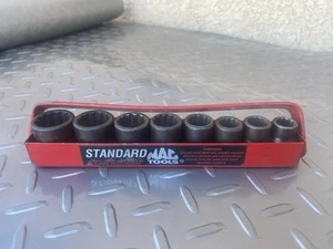 Mac Tools 3/8" Dr. 3/8"-3/4" 12 Pt Shallow Impact Sockets 8Pc Set,W/Mac Tray - Bild 1 von 8