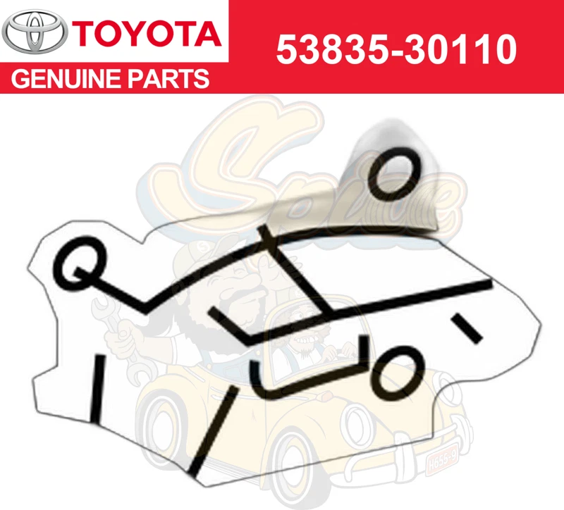 Genuine Lexus Gs430 Gs450H Gs350 Gs460 Fender Right Lower Bracket 53835-30110 - Imagem 1 de 1