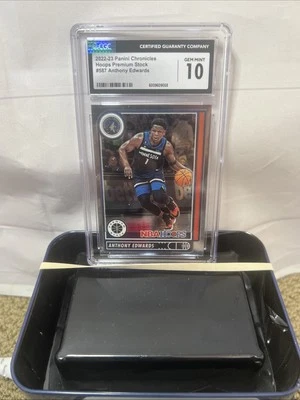 2022-23 Panini Chronicles Hoops Premium Stock Silver AntMan CGC GEM MINT 10#587 - Image 1 of 2