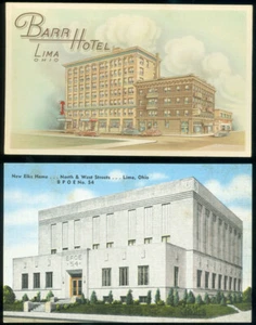 2 POSTALES - LIMA, OHIO - Imagen 1 de 1