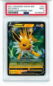 2021 Pokemon SWSH BSP Eevee Evolutions Dosen #151 Jolteon V PSA 9 - Bild 1 von 2