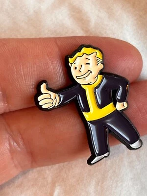 Fallout Vault Boy / Pip Boy Enamel Pin / Brooch / Badge - Video games, Xbox - Image 1 of 4