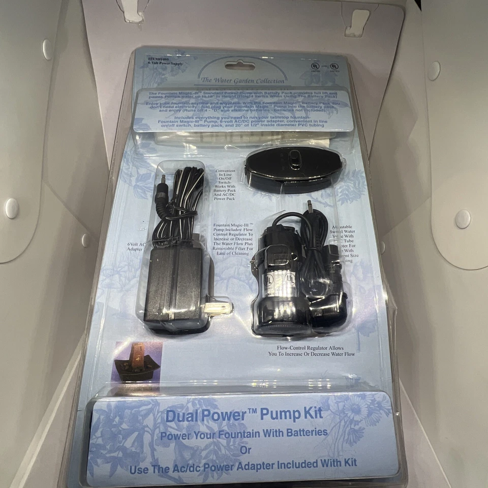 Fountain Magic 3 Dual Power Pump Kit 1095 6v