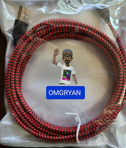 10ft Braided Charging Cables for apple products