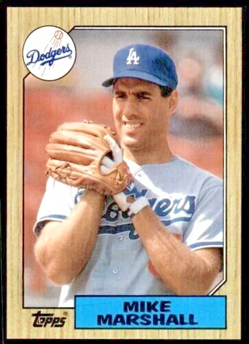 1987 Topps #664 Mike Marshall Pitcher Los Angeles Dodgers envío gratuito Foto 1 de 1