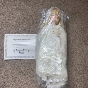 Lauren Anne Doll Collection “Megan” Porcelain Collectible Bride - Picture 1 of 2