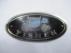 Typenschild Schild Fisher body Karosserie cadillac chevy dodge chrysler oldtimer - Bild 1 von 1