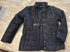Womens’ Moda International Victorias Secret Puffer Jacket Coat Black Size L - Picture 1 of 1