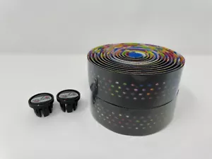 New Multicolor Rainbow Road Bike Handlebar Tape - Picture 1 of 1
