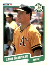 1990 Fleer #1 Lance Blankenship NM