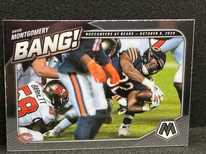 David Montgomery 2021 NFL Mosaic BANG! Card BEARS #B-8 - Picture 1 of 1