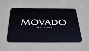 MOVADO Watch International Reference Card (unfilled) - Picture 1 of 2