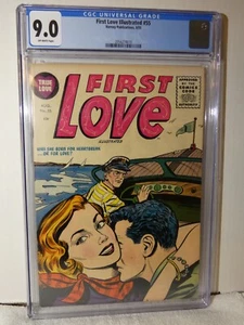 First Love Illustrated #55 CGC 9.0 Harvey 1955 Golden Age Romance High Grade - Picture 1 of 2