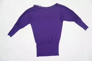 GINA TRICOT USED XS PURPLE BLOUSON DRESS/TOP/SWEATER - Picture 1 of 4