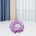 Amethyst Candlestick Candle Holder for Tabletop Anniversary Dining Room