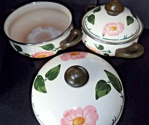 Villeroy&Boch Kochtopf WILDE ROSE mit + ohne Deckel + 1 weiterer Ersatzdeckel - Bild 1 von 5