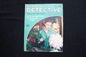 1956 JUNE OFFICIAL DETECTIVE STORIES MAGAZINE - HELD ME CAPTIVE COVER - E 11126 - Picture 1 of 2